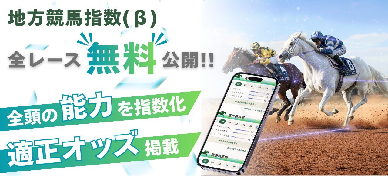 地方競馬 全レース予想指数(β版)